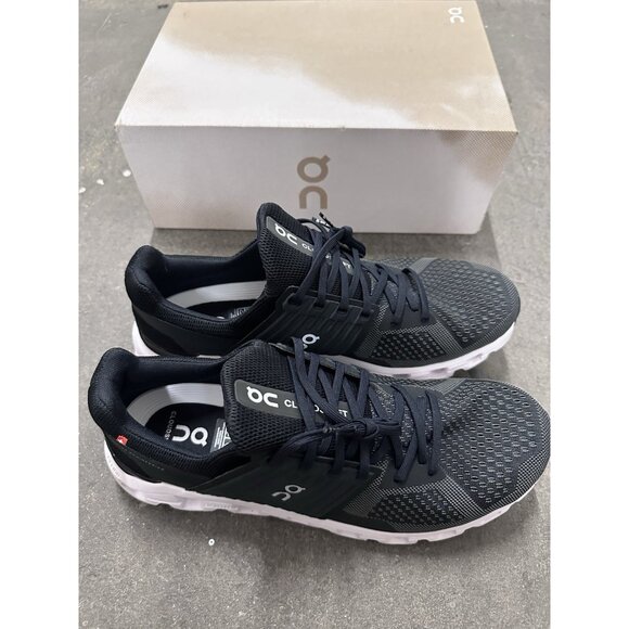 On Cloudswift Sneakers Black & Rock - Picture 6 of 8